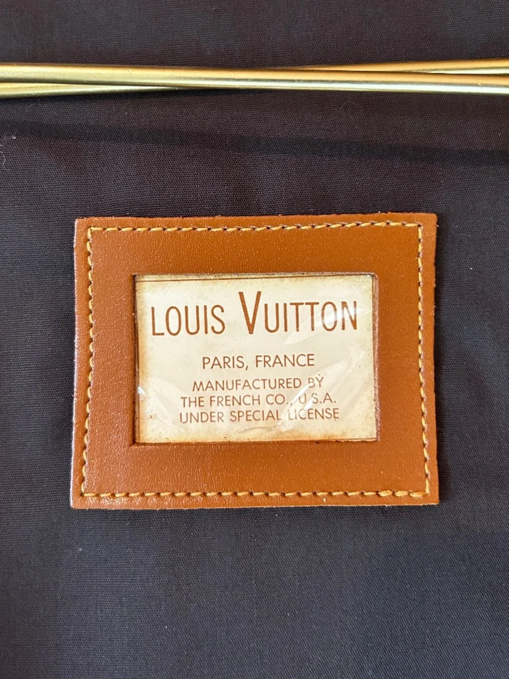 1970's Louis Vuitton Garment Bag